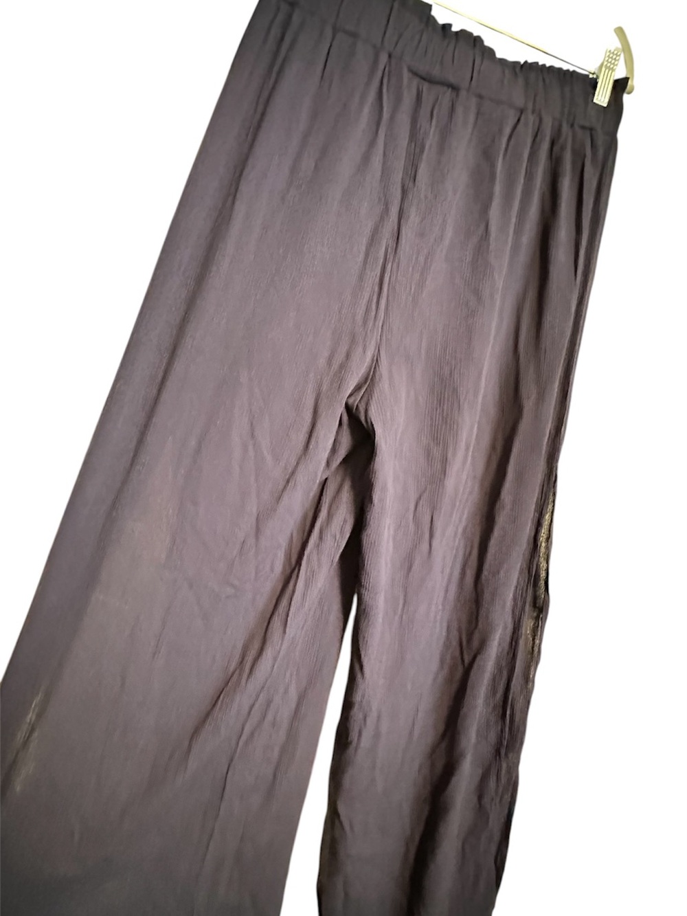Women's Blue Swim Coverup Pants with Elastic Waist